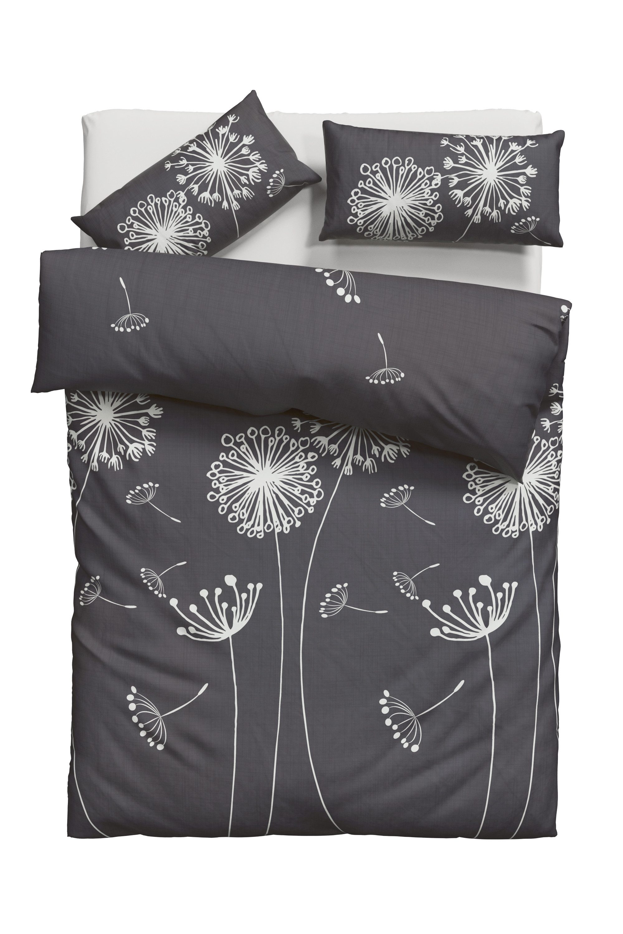 Home affaire Bettwäsche Soucy, Renforcé, 2 teilig, ab Gr. 135x200, 100% Baumwolle, Renforcé & Premium Satin