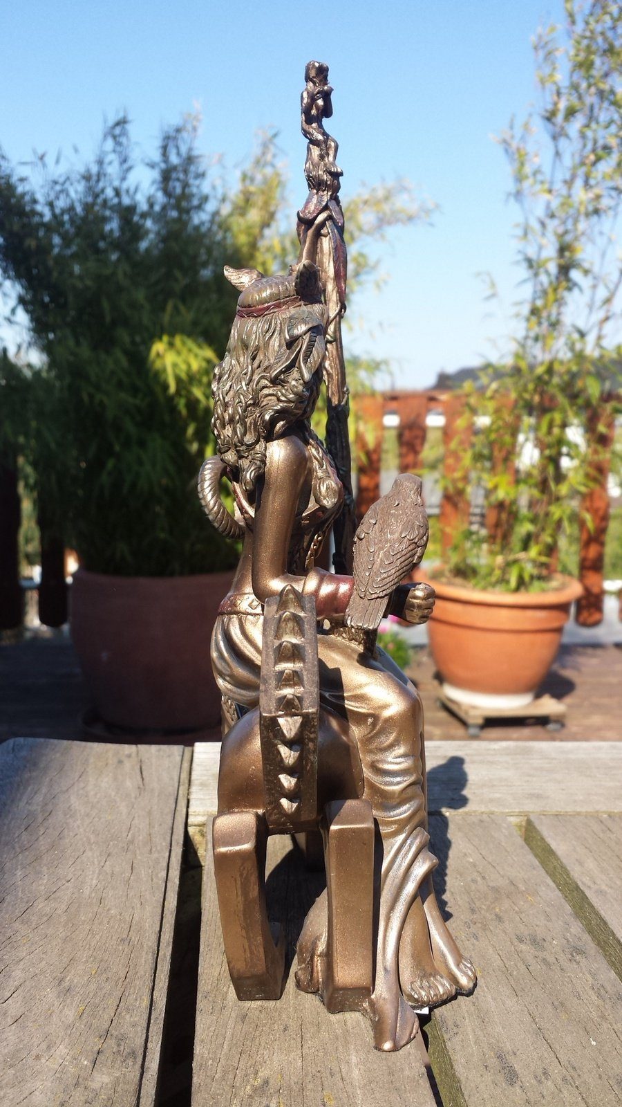 - bronziert Dekofigur MystiCalls Frigg Modell Dekofigur