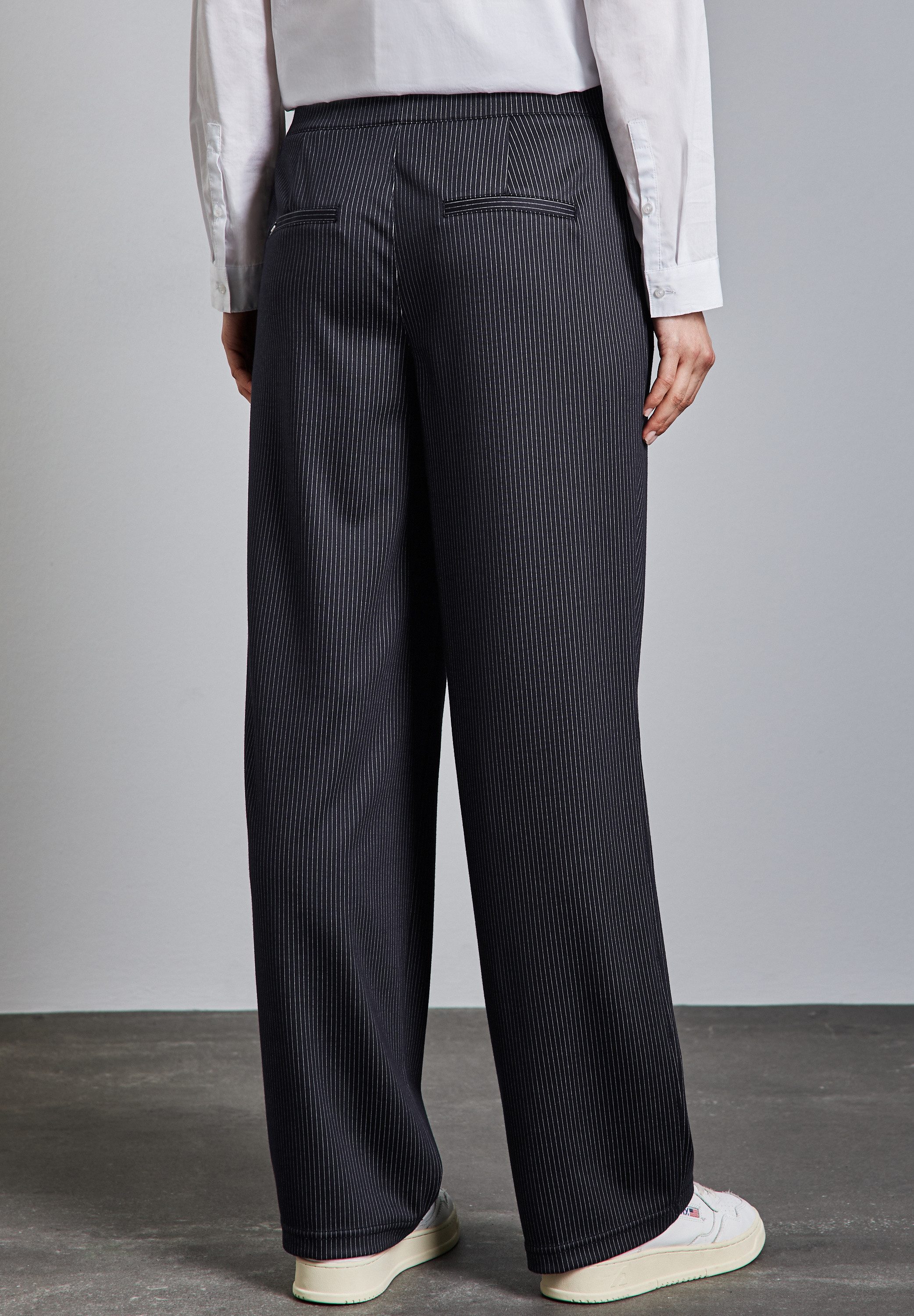 STREET ONE Stoffhose Sommerhose mit Streifenmuster günstig online kaufen