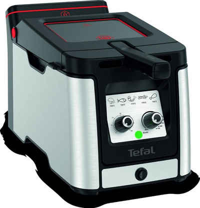 Tefal Fritteuse FR600 Fritteuse mit Öl 3L, Friteuse mit Fett und Filter, Tefal gross, 2000,00 W, Fritöse mit Öl, Fritteusen, Friteuse mit Öl, Friteuse mit Fett