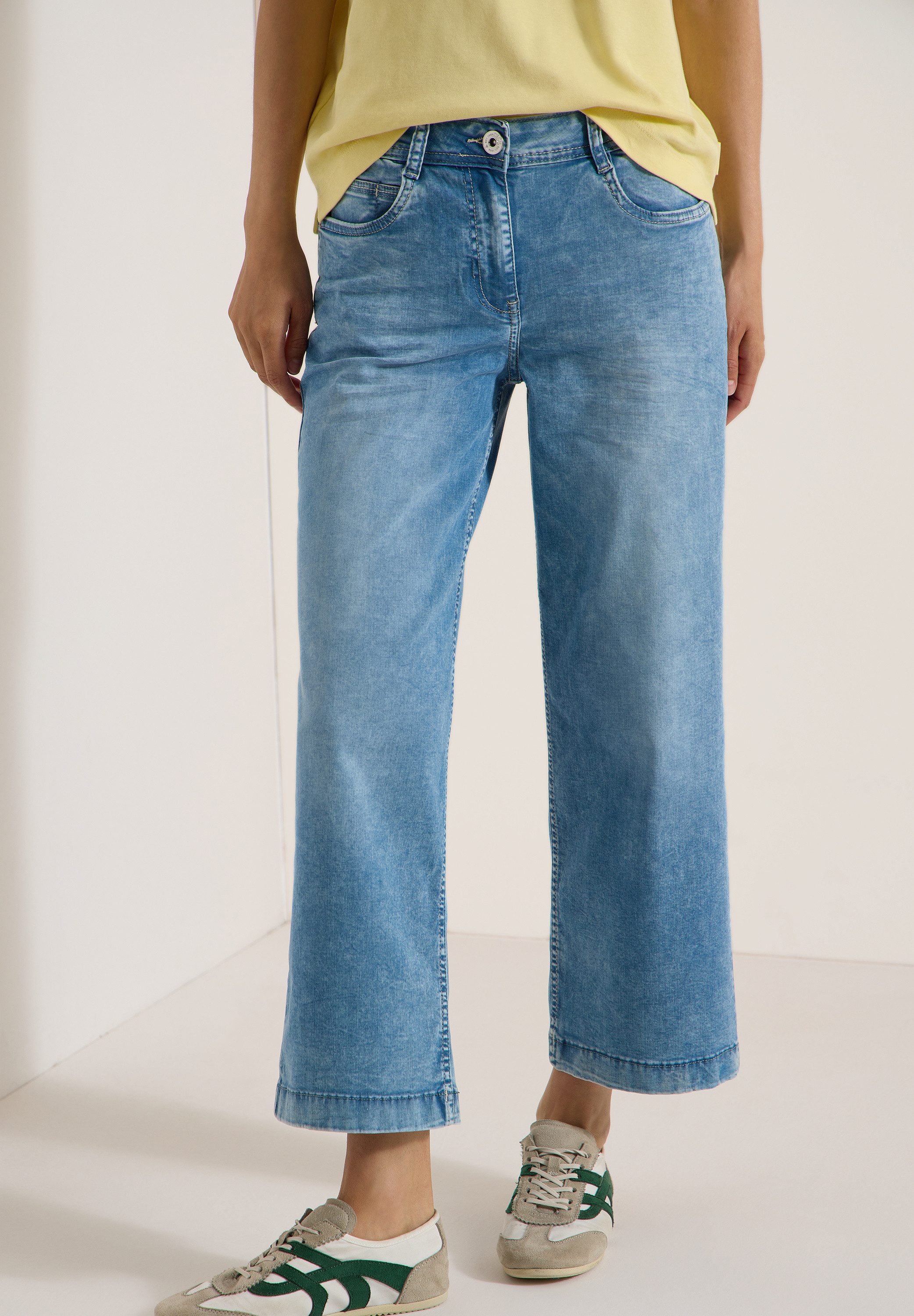 CECIL Loose-fit-Jeans mit Wide Legs
