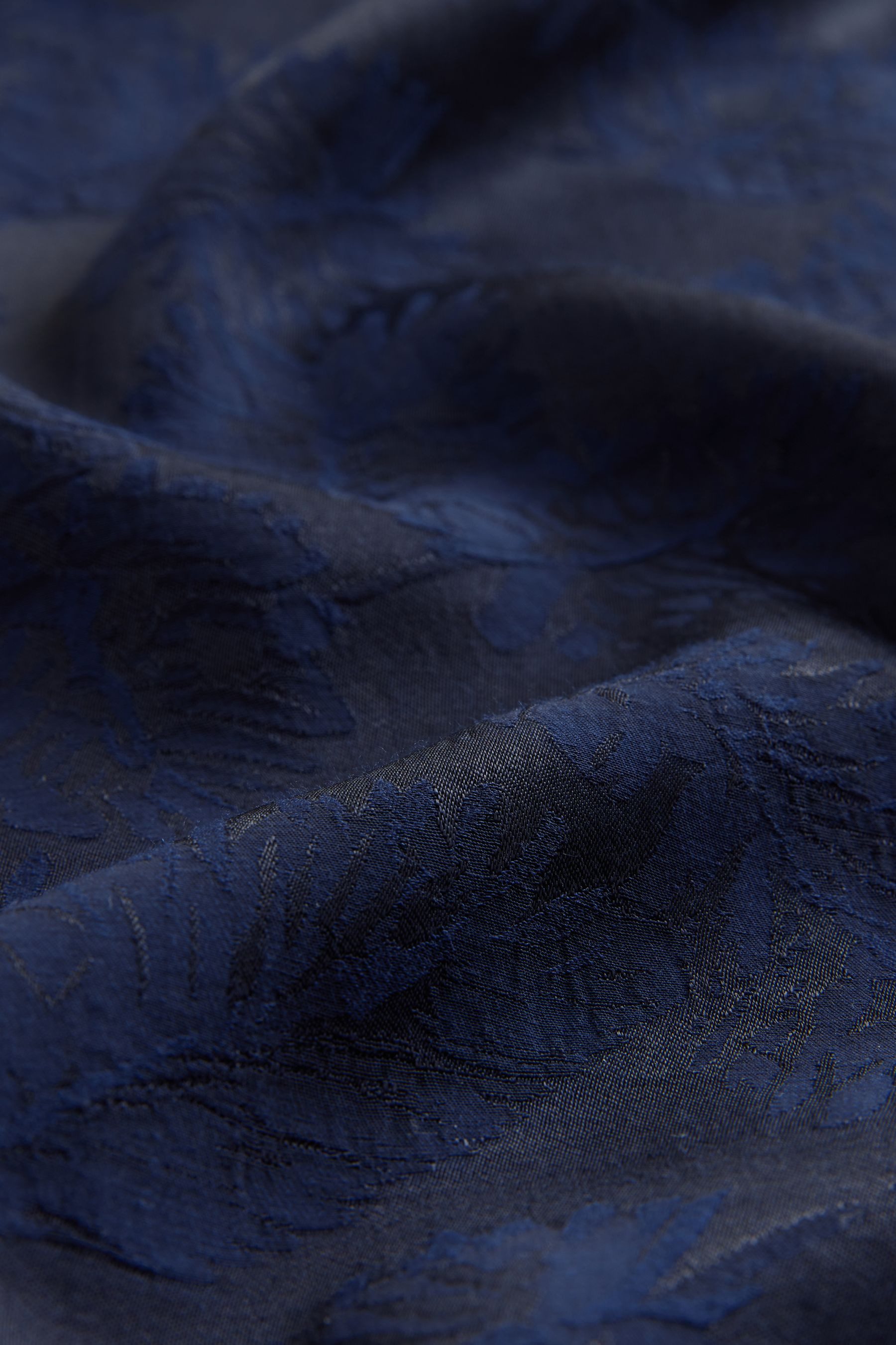 Next Palazzohose Satin-Jacquardhose mit weitem Beinschnitt günstig online kaufen