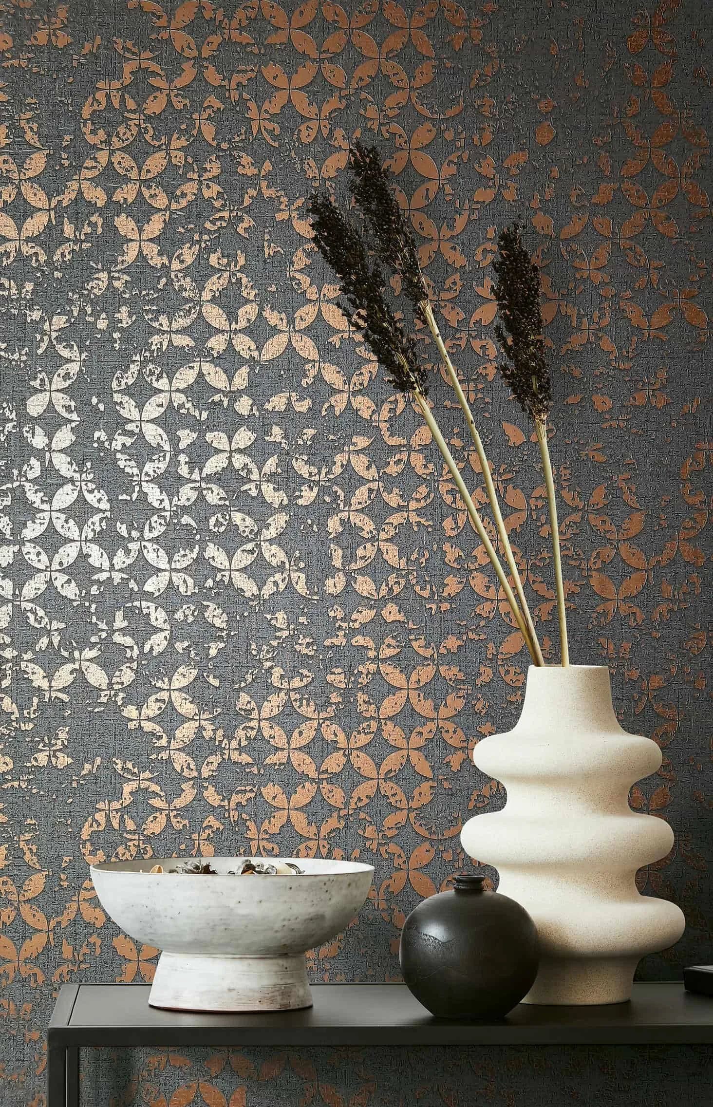 Marburg Vliestapete Tapete Urban Stars, geprägt, urban, moderne Vliestapete für Wohnzimmer Schlafzimmer Küche