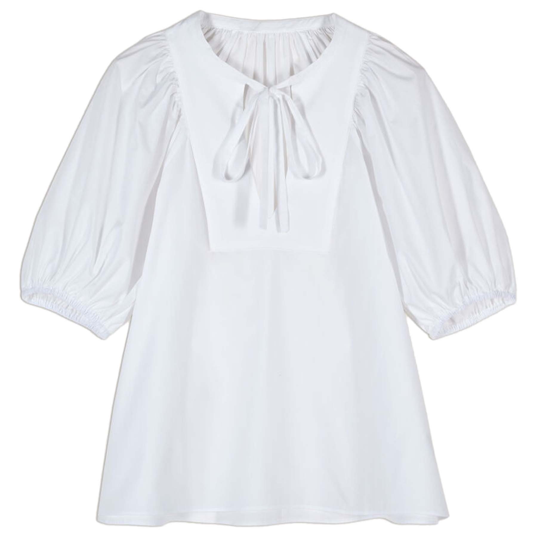 Kurzarmbluse Blusenshirt JAMIE aus Baumwolle
