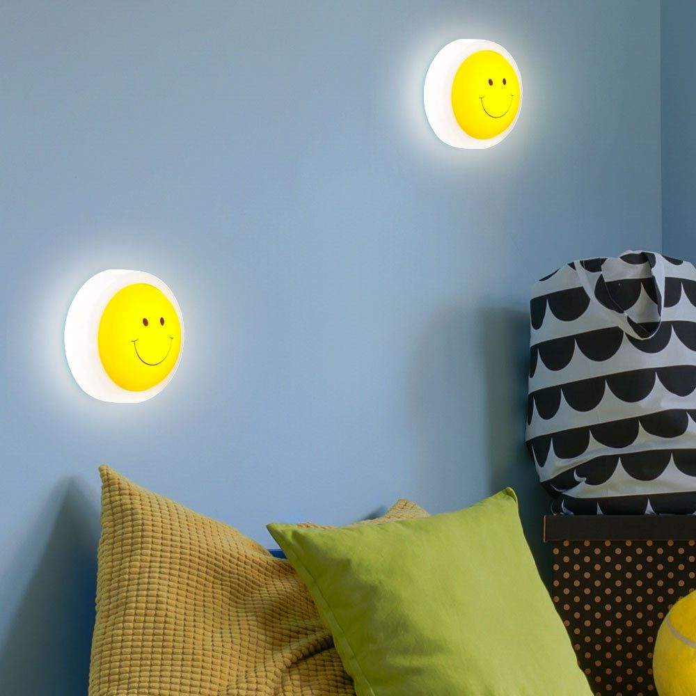 GLOBO LIGHTING LED Wandleuchte, Leuchtmittel inklusive, Warmweiß, Kinderzimmerleuchte Wandlampe Wandleuchte Kinderzimmerlampe