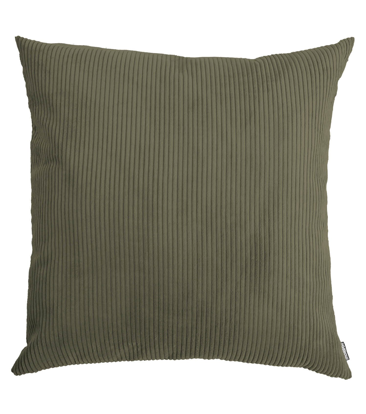 mokebo Sofakissen Das Anschmiegsame, (aus Cordstoff), auch als XXL Couchkissen, Riesenkissen oder Dekokissen in Oliv