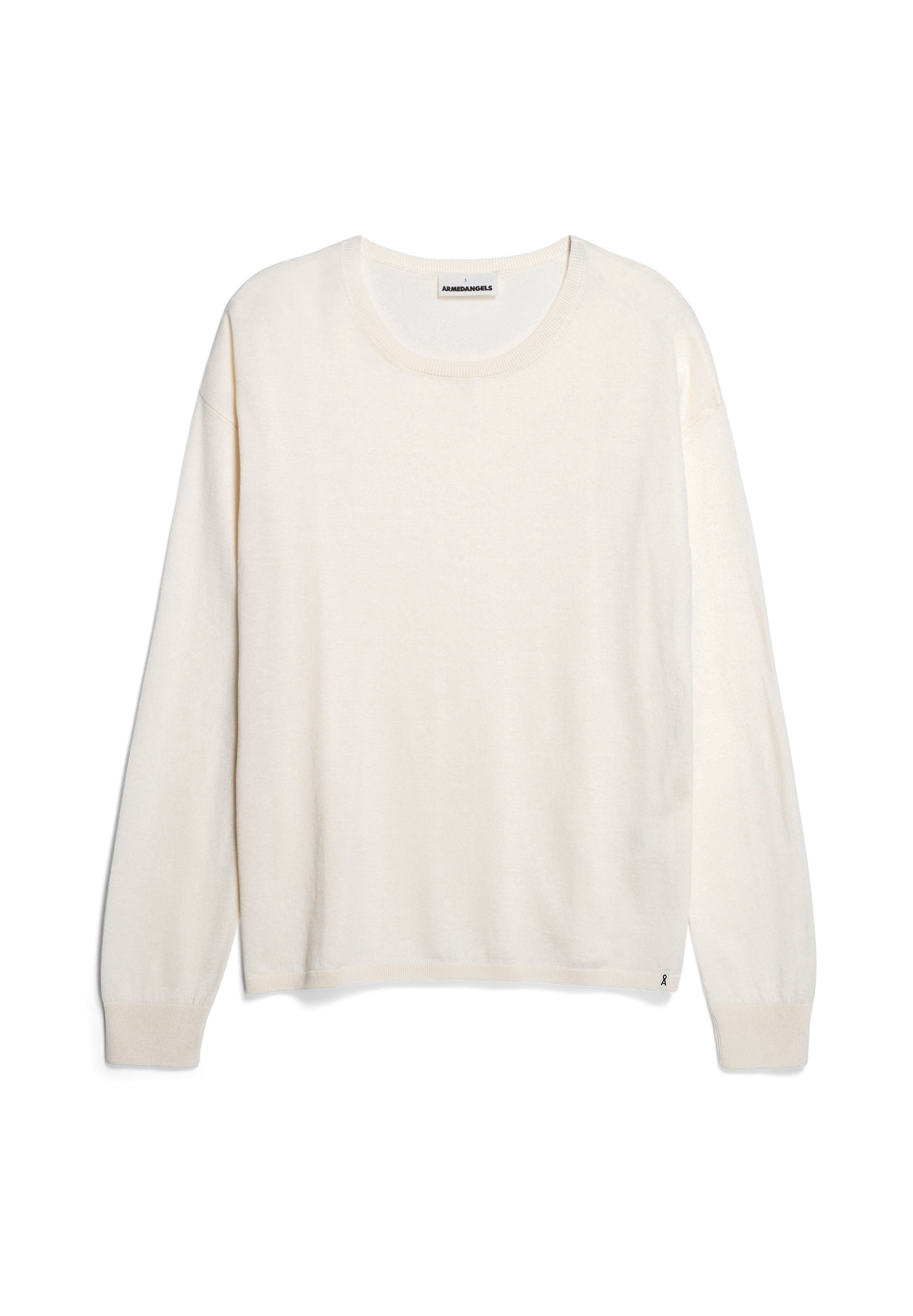 Damen (1-tlg) LAARNI Armedangels oatmilk Strickpullover