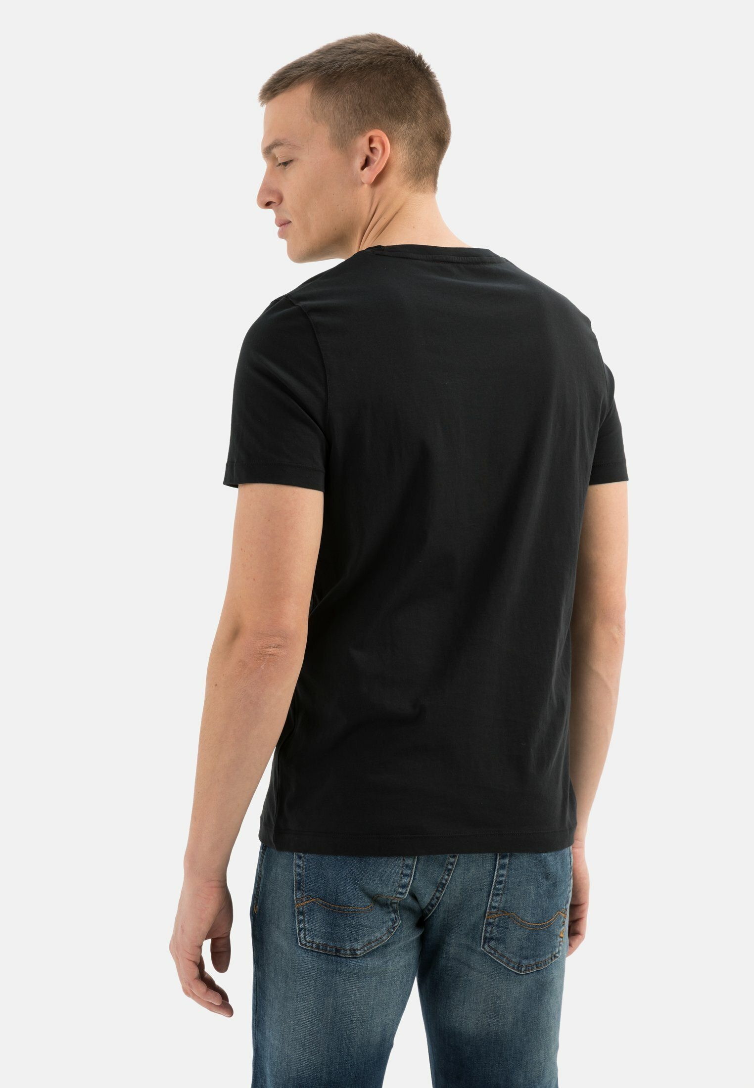 camel active T-Shirt Kurzarm Rundhals günstig online kaufen