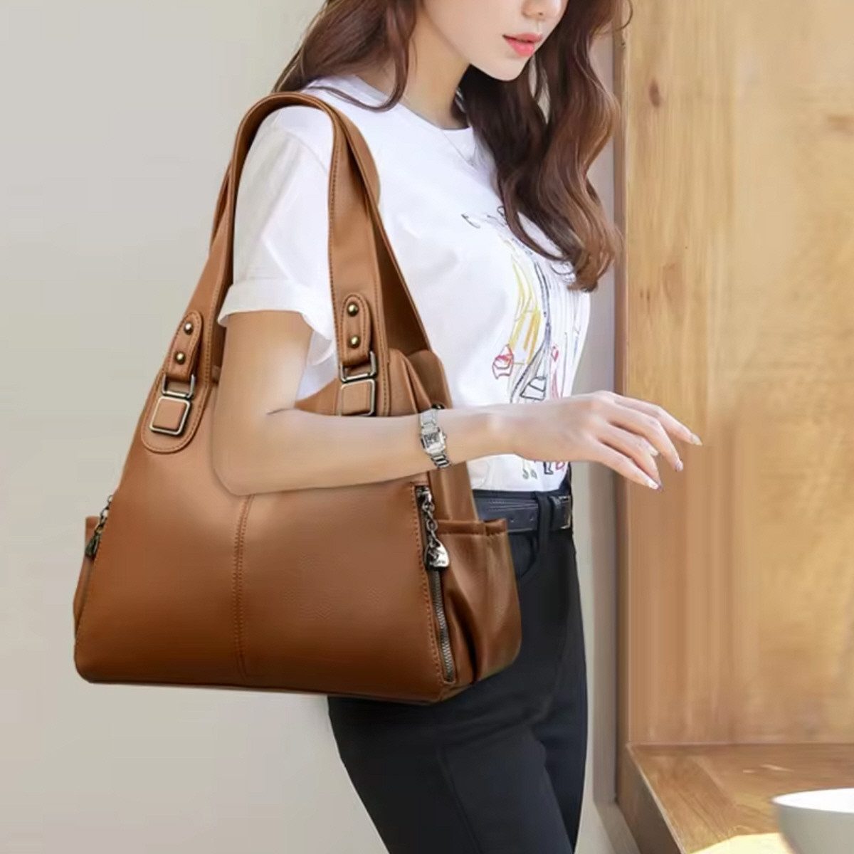 SHG Handtasche ⌂ Damen Umhängetasche Shopper günstig online kaufen