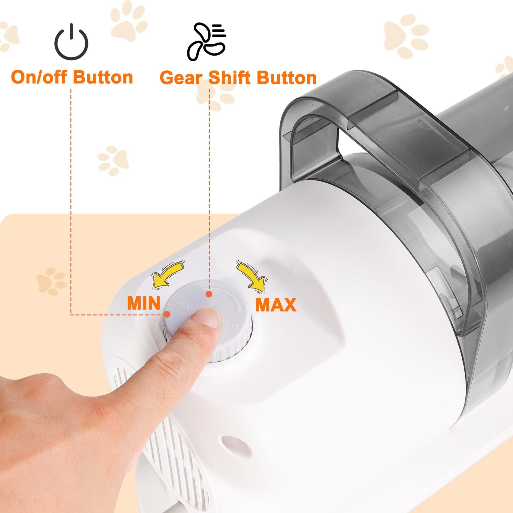 RWEUOQ Hundeschermaschine Hundeschermaschine mit Staubsauger 13kpa günstig online kaufen