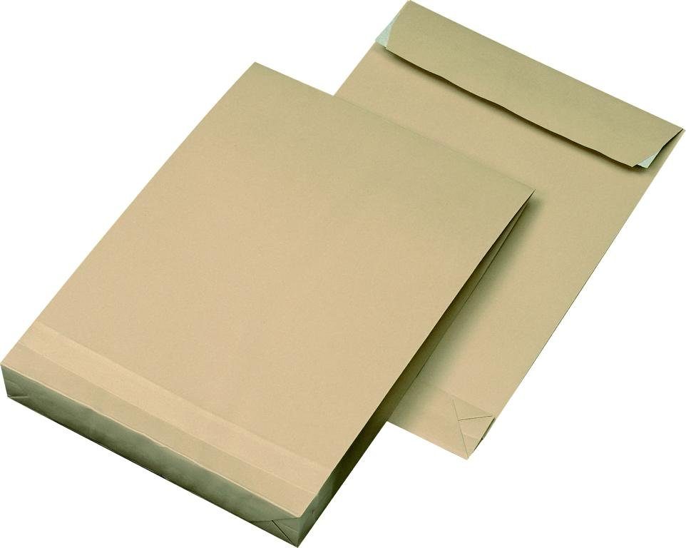 mayer-network GmbH Versandtasche 25 Mailmedia® Faltentaschen 4cm Falte Versandtaschen B4