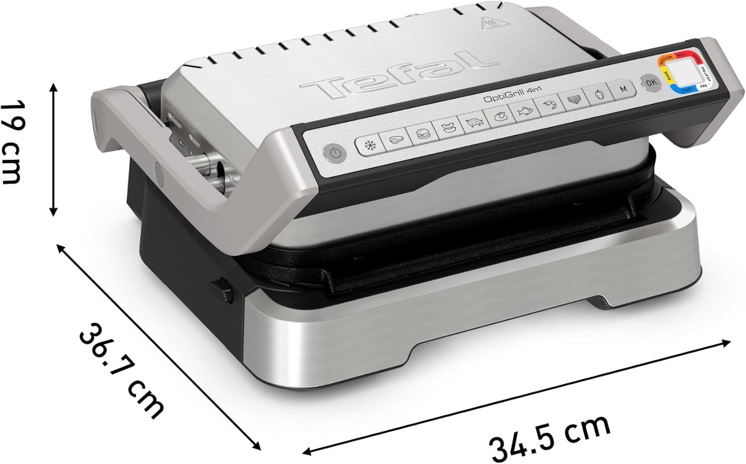 Tefal Kontaktgrill OptiGrill 2in1 GC772D30