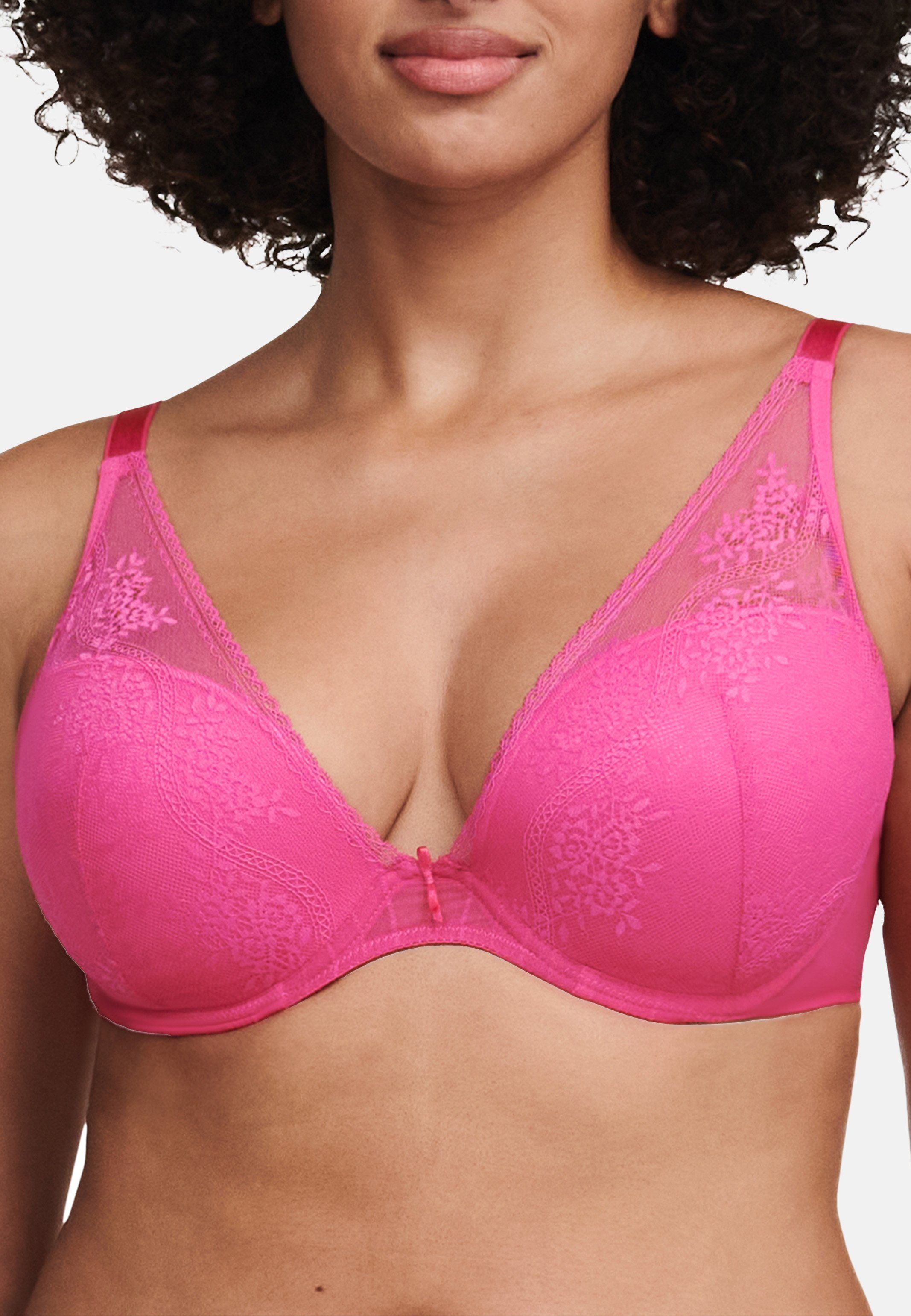 PASSIONATA Schalen-BH Maddie (1-tlg) Schalen BH - Tief ausgeschnitten, Mit floraler Spitze