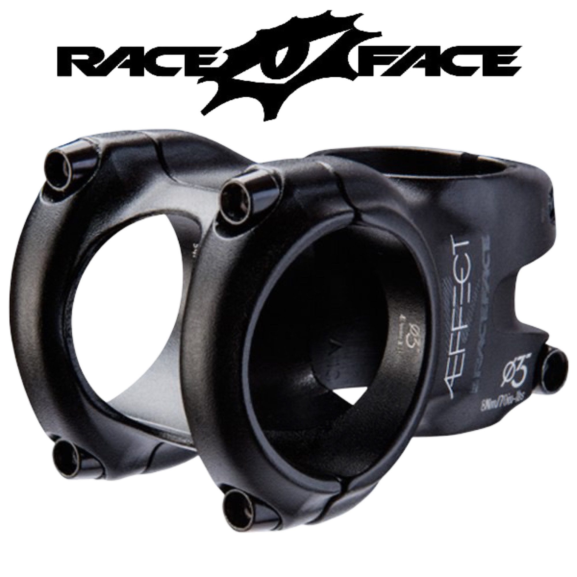 Race Face Fahrradlenker Race Face Vorbau Aeffect-R MTB FR DH Ebike 40mm Fat 35 x 0° Schwarz