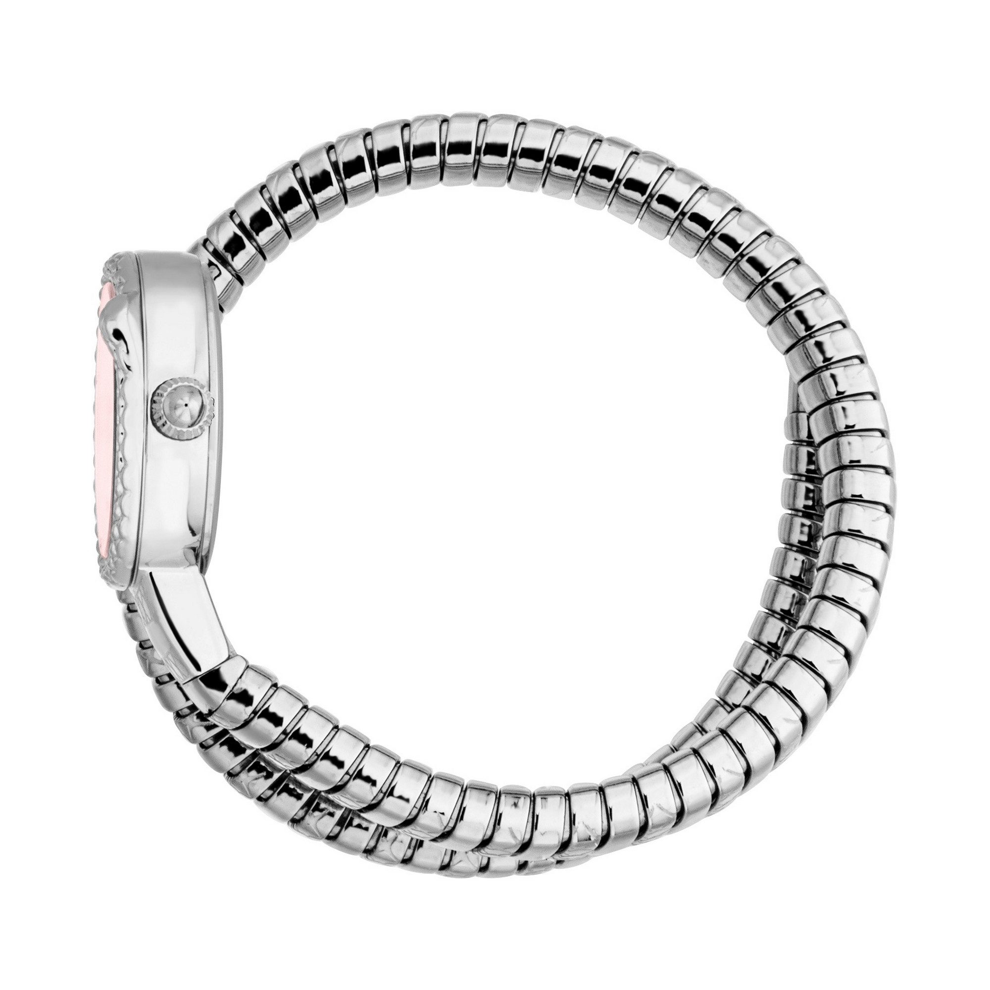 Just Cavalli Time Quarzuhr Signature Snake JC1L351M0015, Armbanduhr, Damenuhr, Edelstahlarmband, analog, Kristallsteine