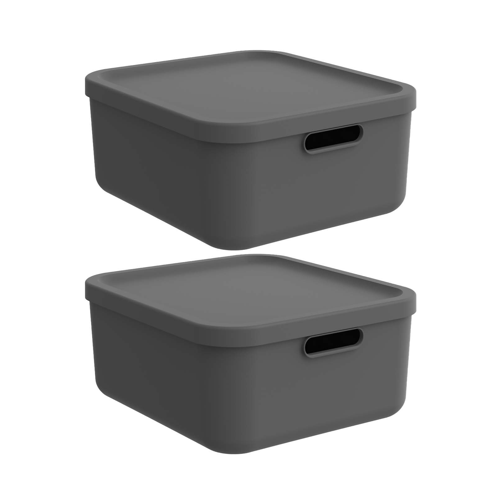 ROTHO Aufbewahrungsbox Albula Light 2er-Set Aufbewahrungskiste günstig online kaufen