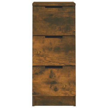 vidaXL Sideboard Sideboard Räuchereiche 30x30x70 cm Holzwerkstoff (1 St)