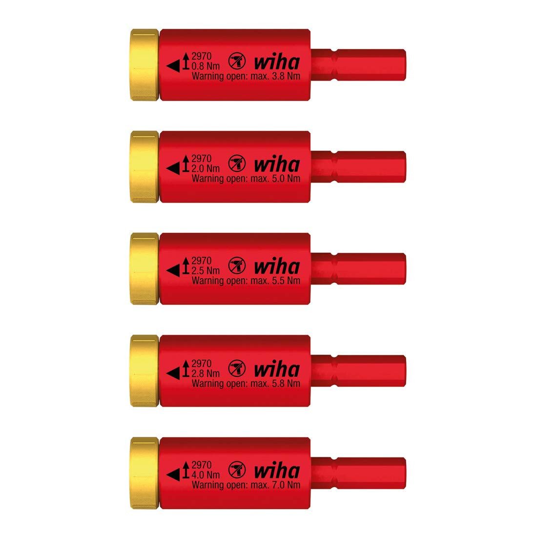 Wiha Schraubendreher Wiha Drehmoment Set easyTorque Adapter electric für slimBits und slimV