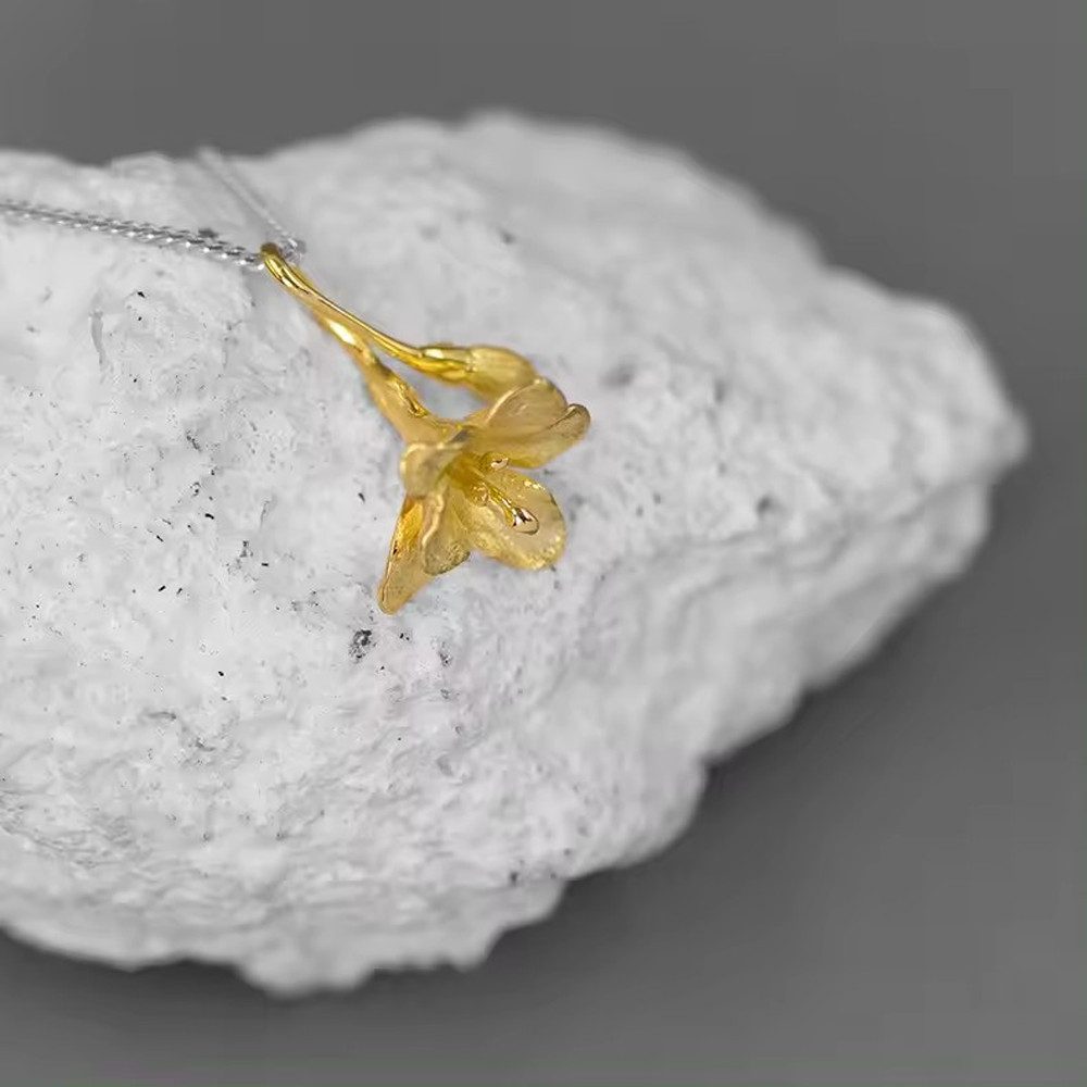 Runde Perlé Kette mit Anhänger Kette günstig online kaufen