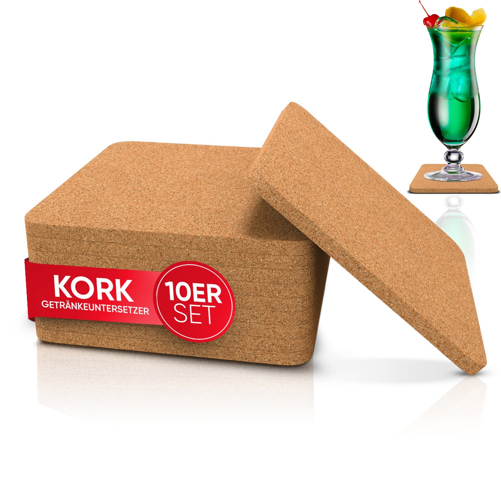 Getränkeuntersetzer Kork Untersetzer Getränkeuntersetzer Korkuntersetzer