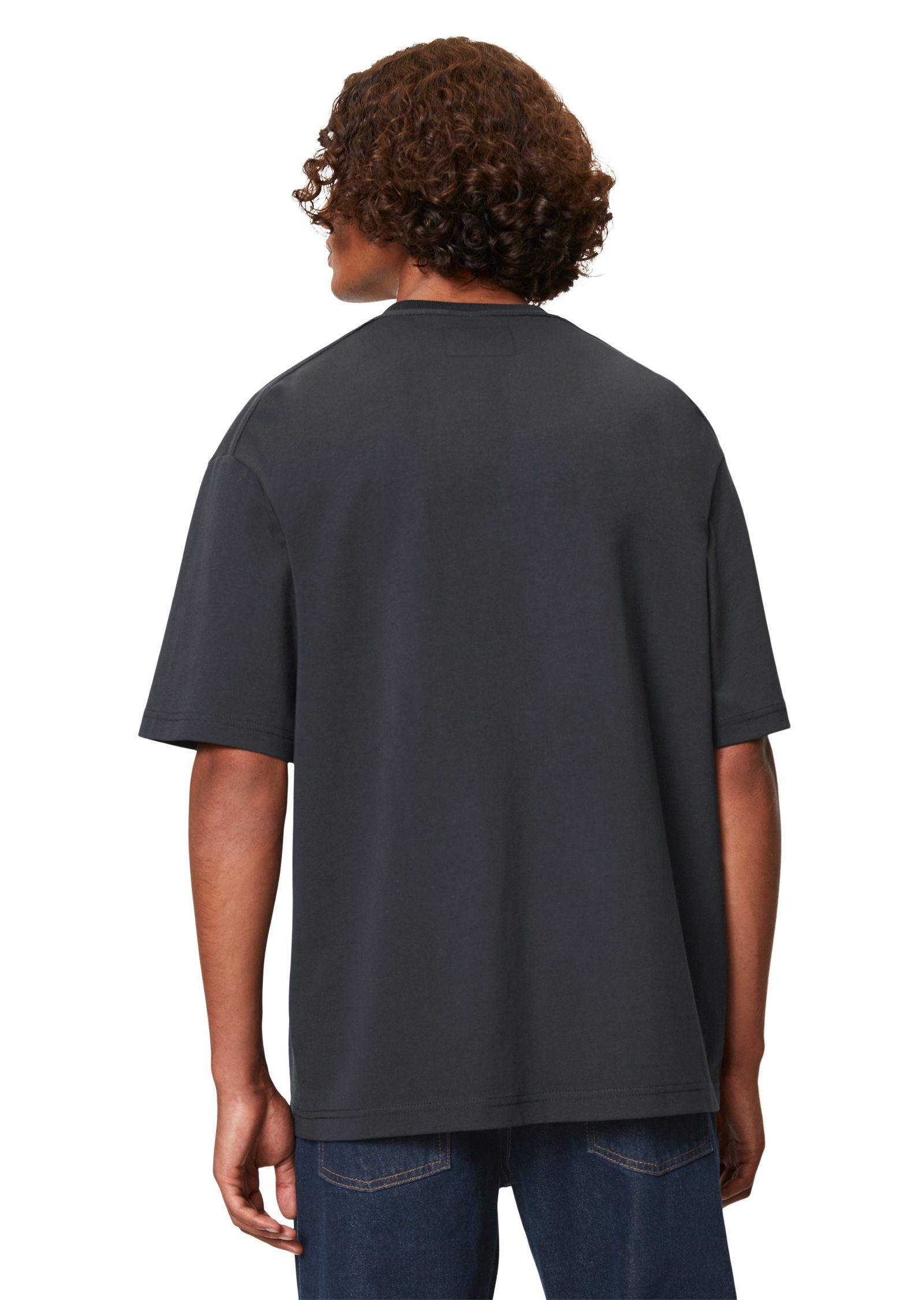 O'Polo T-Shirt blau aus reiner Marc Bio-Baumwolle