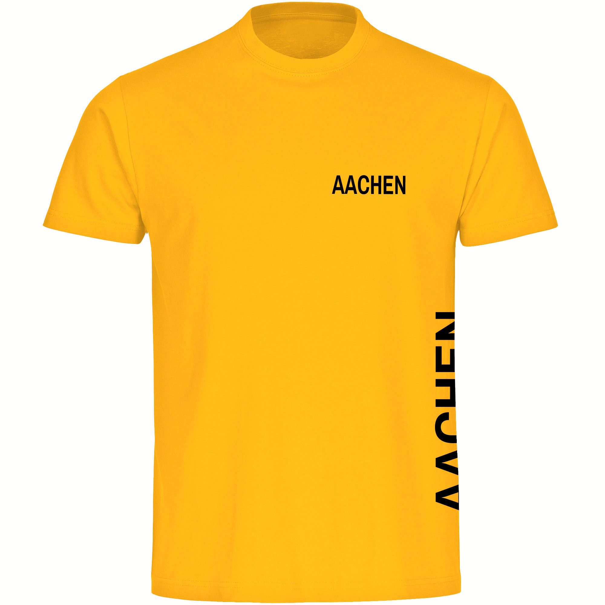 multifanshop T-Shirt Herren Aachen - Brust günstig online kaufen