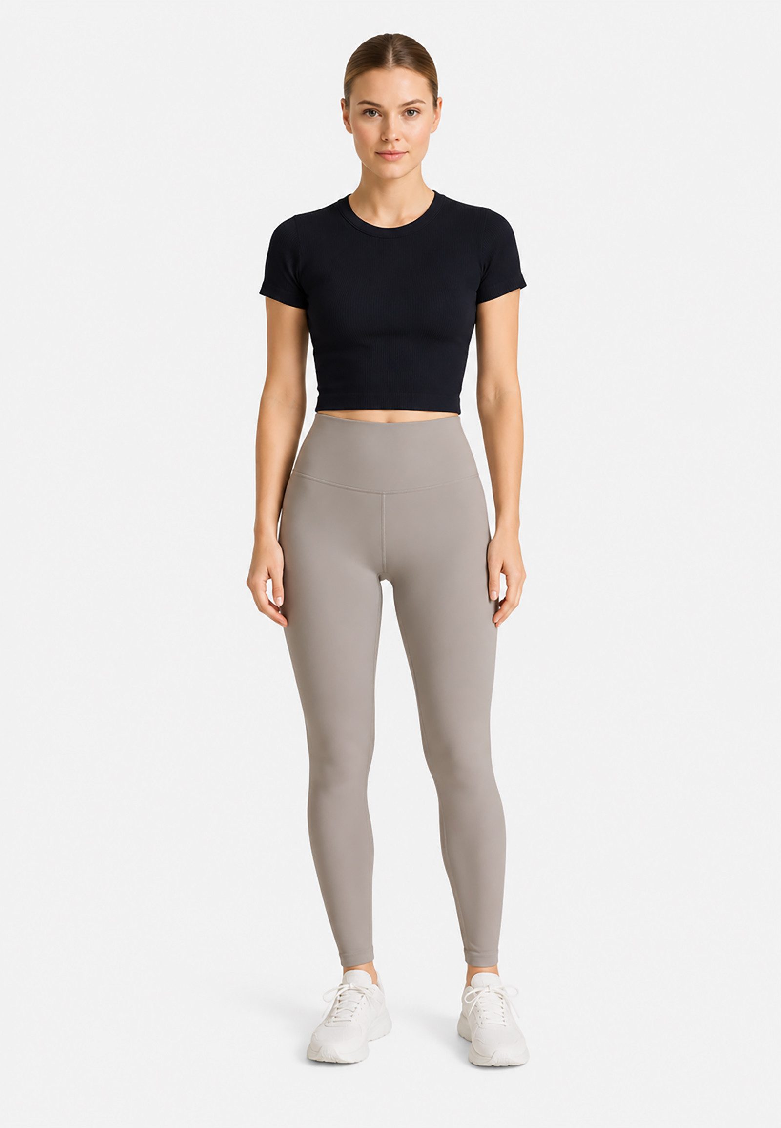 hummel T-Shirt Seamless Rippstruktur Kurzarm Sportlicher Look Komfort für Damen (1-tlg) Slim Fit Rundhals Kurzarm Einfarbig elastisch Pull On