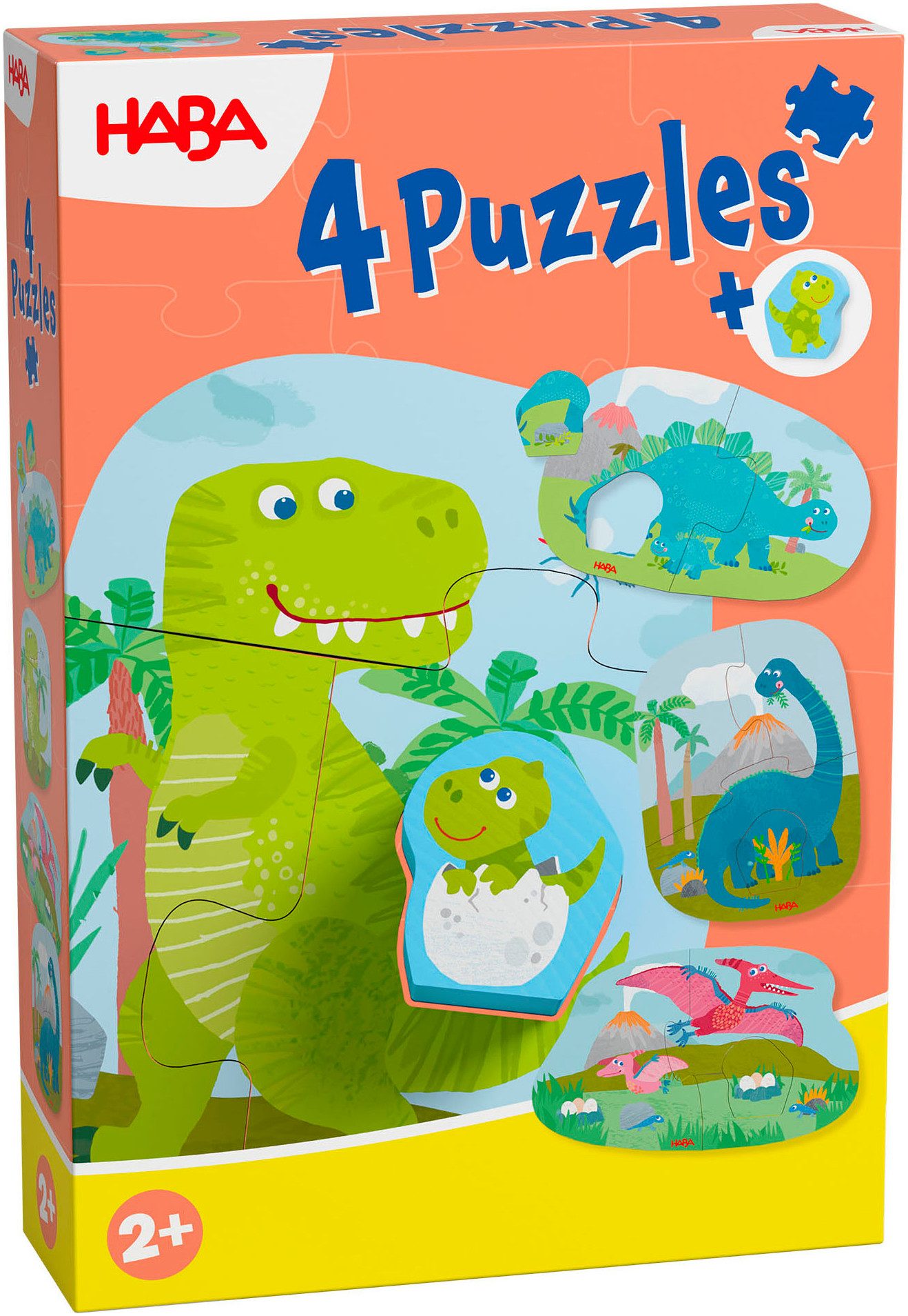 Haba Puzzle 4 erste Puzzles Dinos, 14 Puzzleteile günstig online kaufen