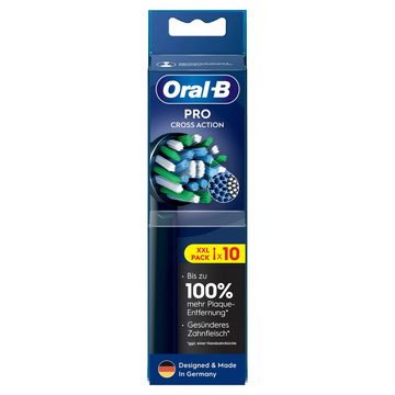 Oral-B Aufsteckbürsten Pro - CrossAction - 10er Pack - Black