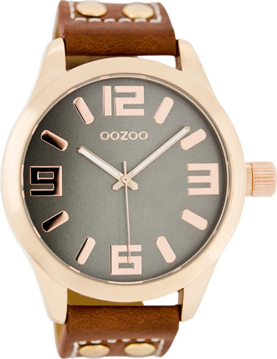 Quarzuhr Oozoo Damen Armbanduhr rot