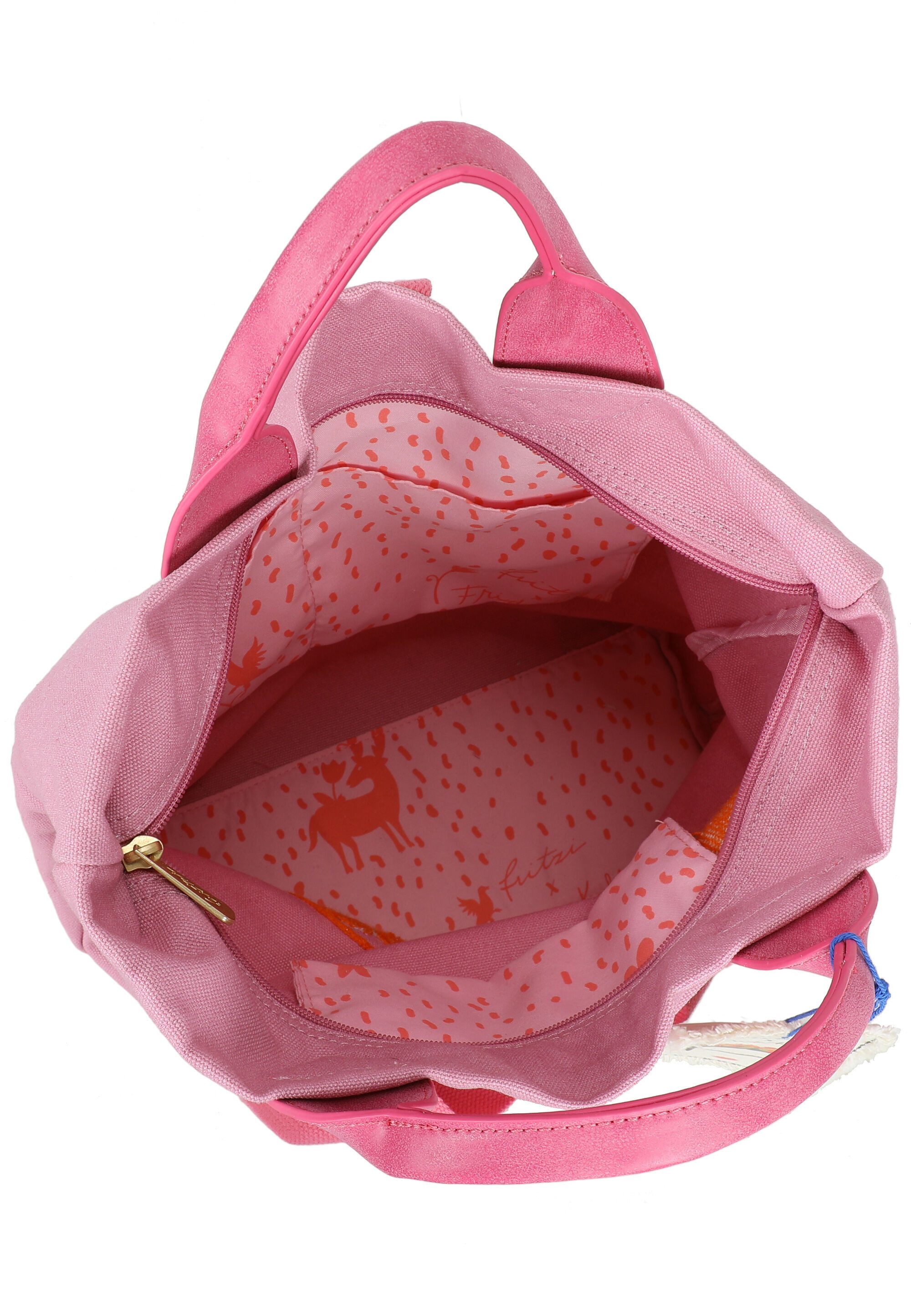 Fritzi aus Preußen Skirucksack Fritzi x Frida Kahlo (1-tlg), mit Orangen-Motiv