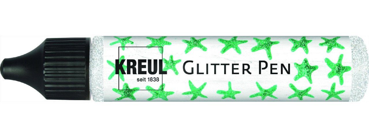 Bastelfarbe Kreul PicTixx GlitterPen silber 29 ml