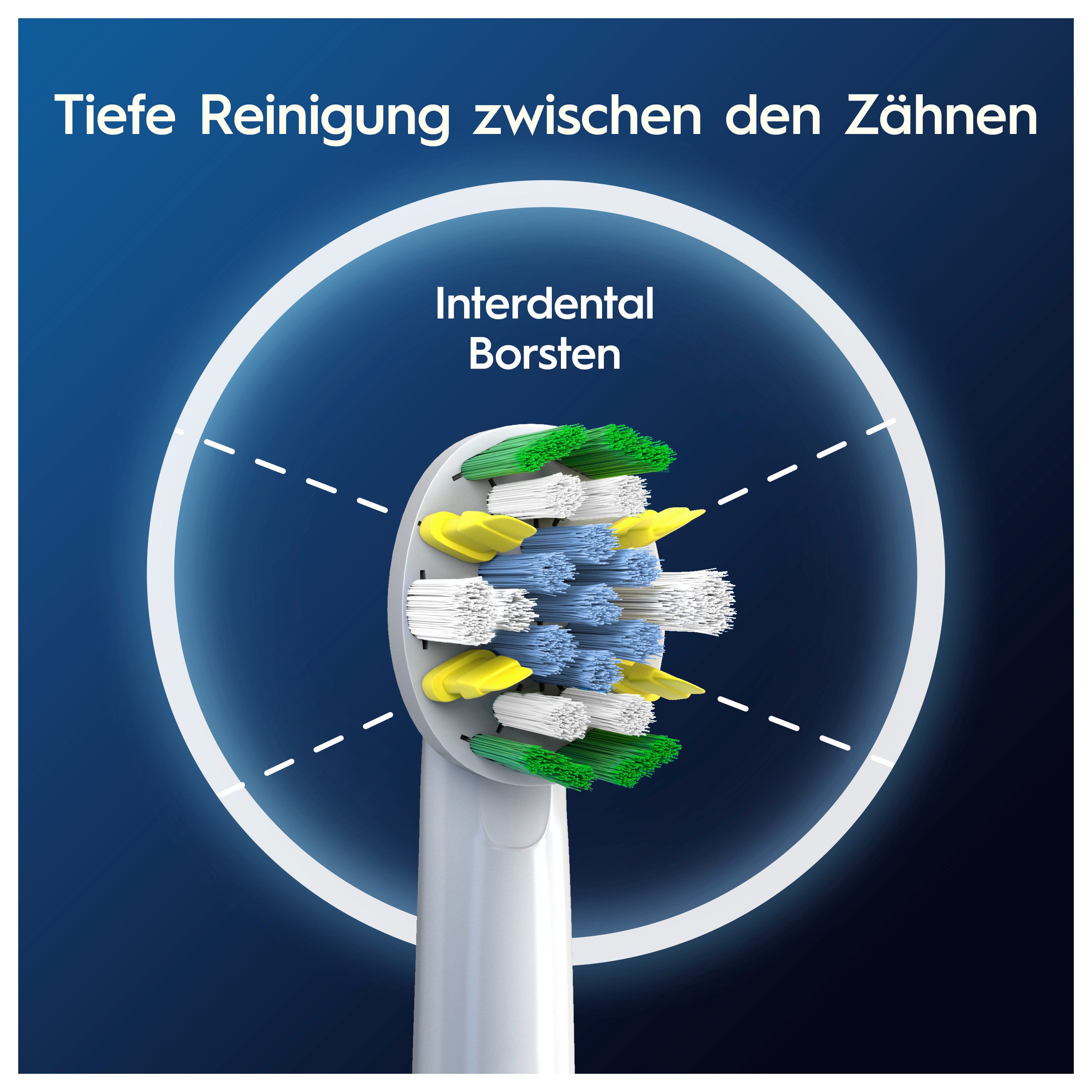 Oral-B Aufsteckbürsten Pro Tiefenreinigung, Tiefe Zahnreinigung mit innovativen X-förmigen Borsten – Bild 5 von 5