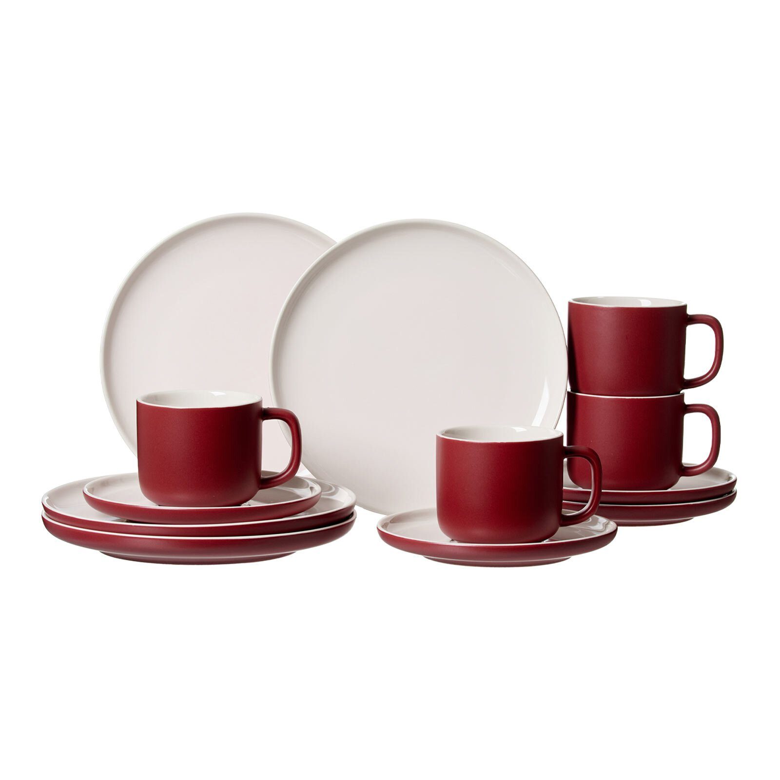 Ritzenhoff & Breker Kombiservice Jasper Kaffeeservice 12er Set (12-tlg), Keramik