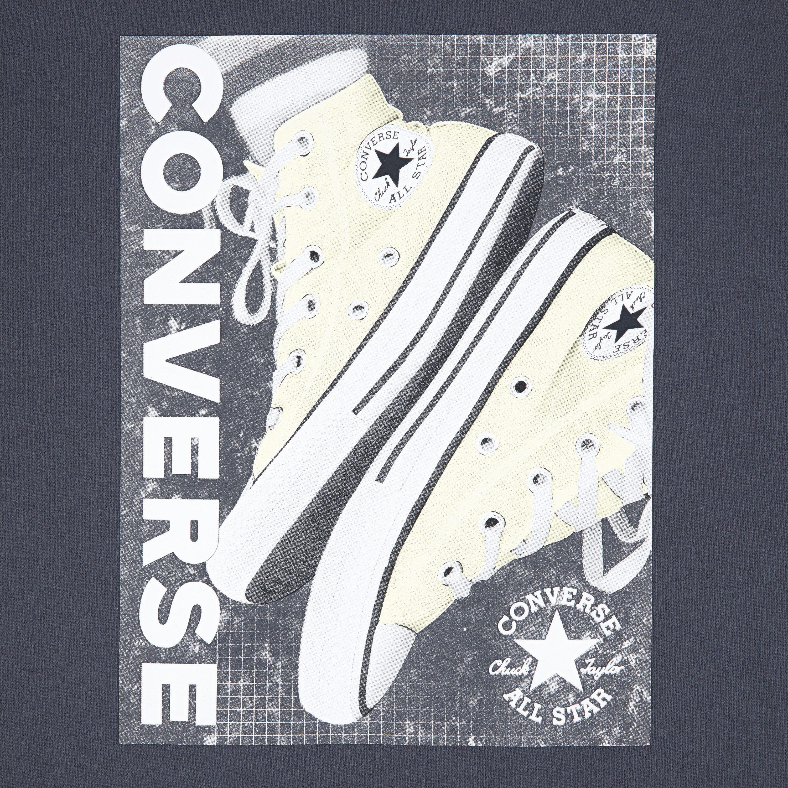 Converse T-Shirt CNVG SNEAKER GFX BF TEE Kurzarm-Design, aus Baumwolle und Polyester, mit Rundhalsausschnitt – Bild 4 von 4