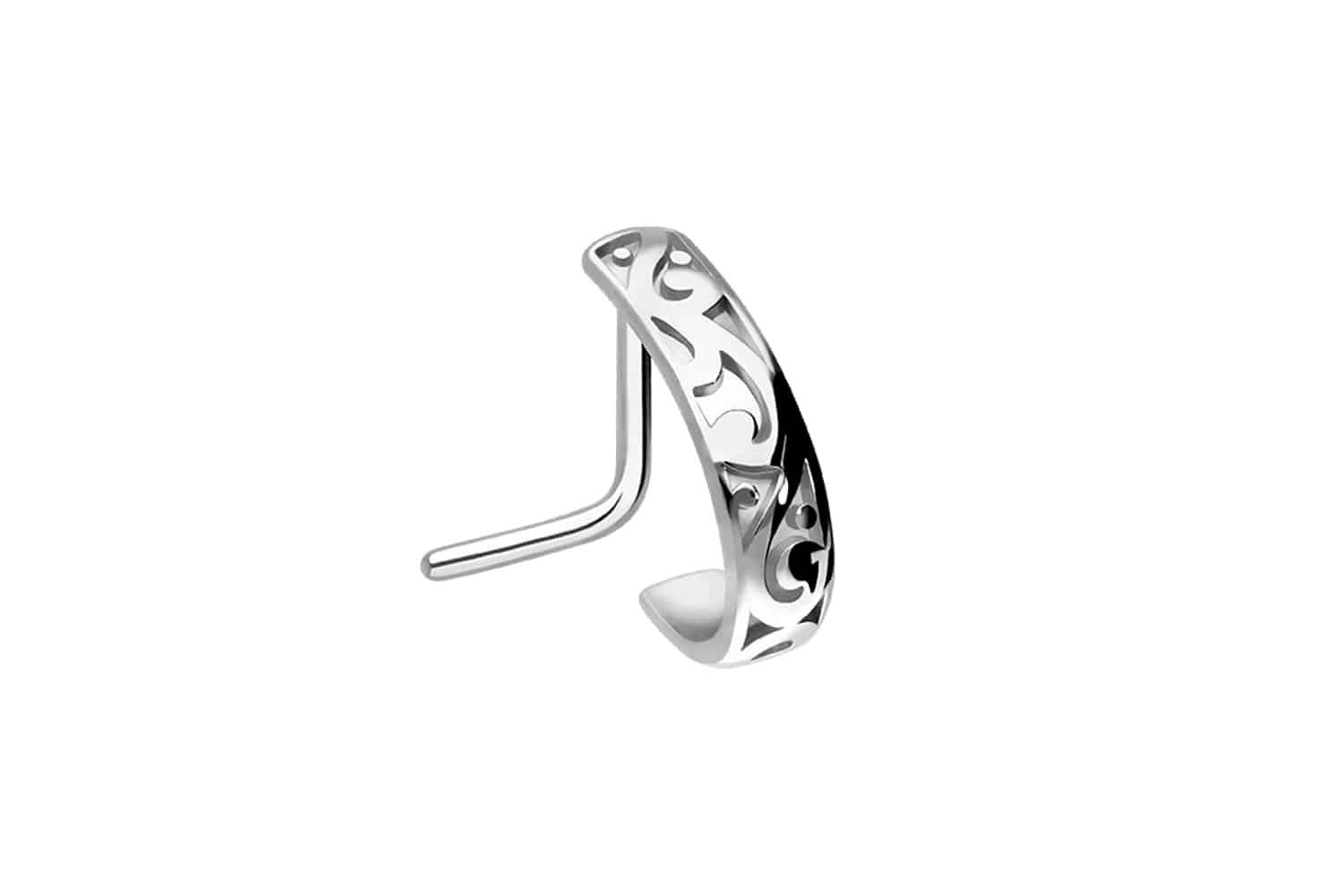 PIERCINGLINE Nasenpiercing Chirurgenstahl Nasenstecker ORIENTALISCHES DESIG günstig online kaufen