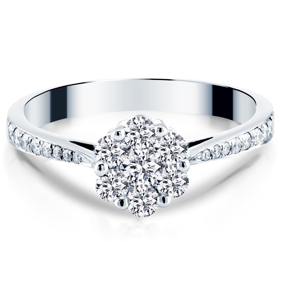 Adam & Eve Verlobungsring mit 23 Brillanten - 585/- Gelbgold oder Weißgold günstig online kaufen