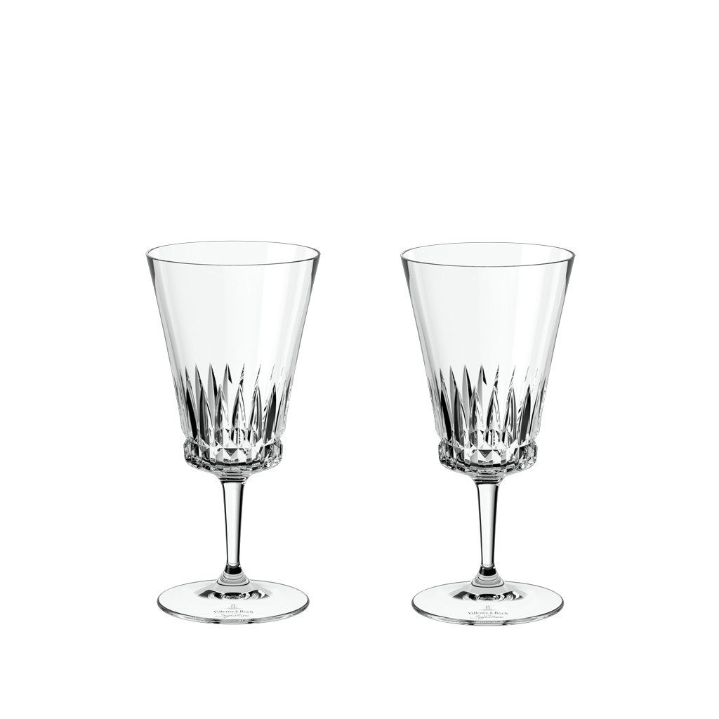 Villeroy & Boch Signature Glas Grand Royal Wasserkelch, 2 Stück 200mm, 2-tlg., Glas, Kristallglas, 2 Stck, spülmaschinenfest