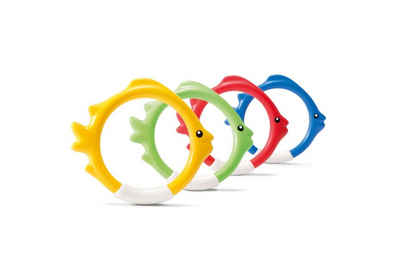 Intex Wasserspielzeug Tauchspielzeug mit Gewicht Tauchen Pool Іграшки Ringe Fisch, Kunststoff