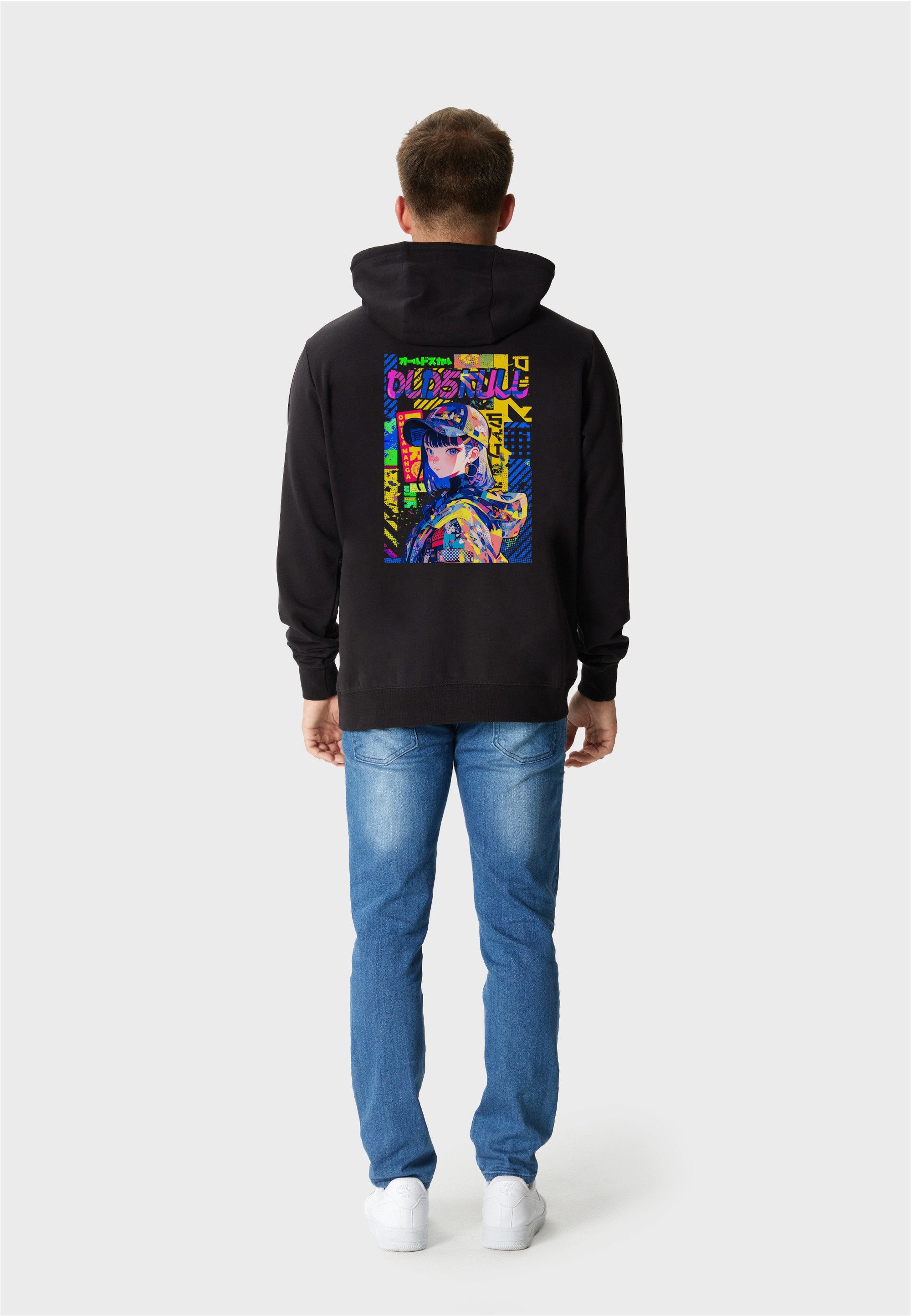 Oldskull Kapuzensweatshirt Asian Pop Art Princess günstig online kaufen
