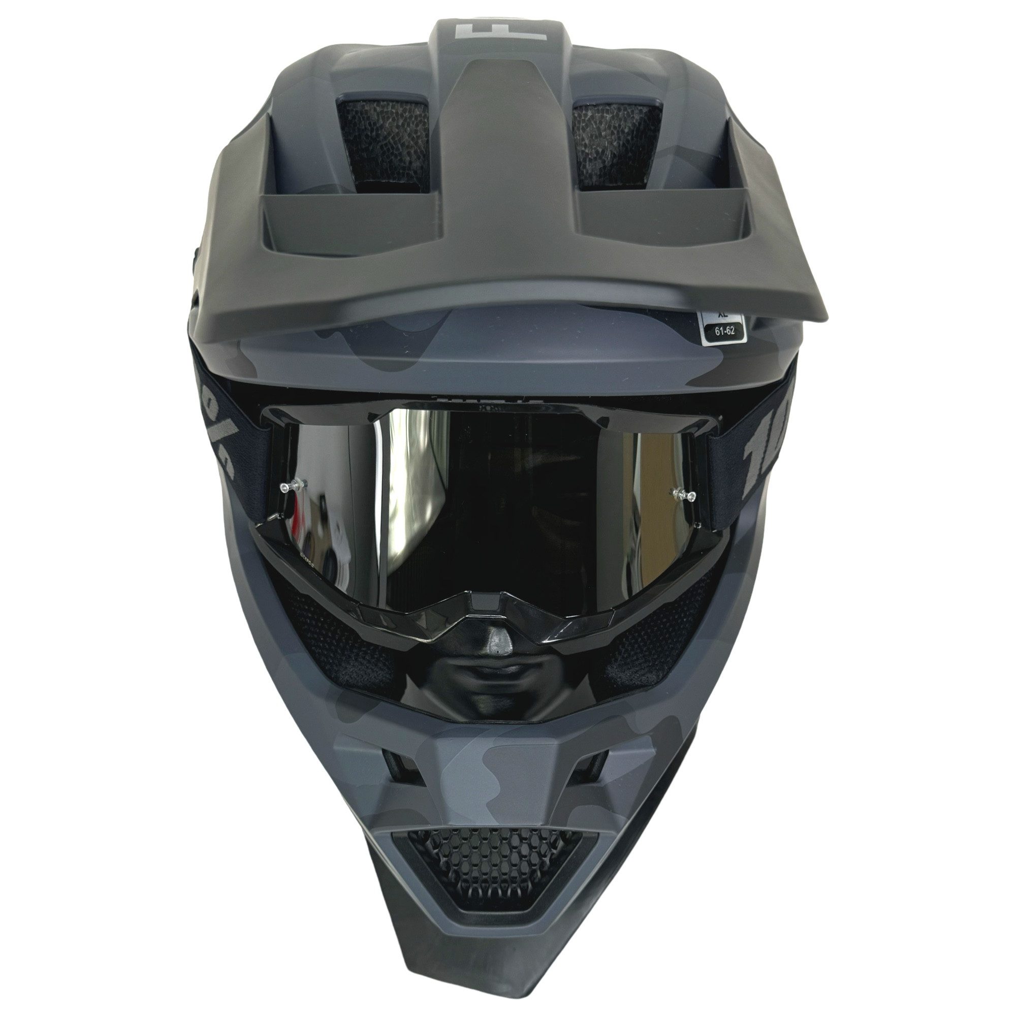 100% Motorradbrille 100% Strata V2 goggle Motocross MTB FR DH Fullfacehelm Schutz Brille – Bild 3 von 5