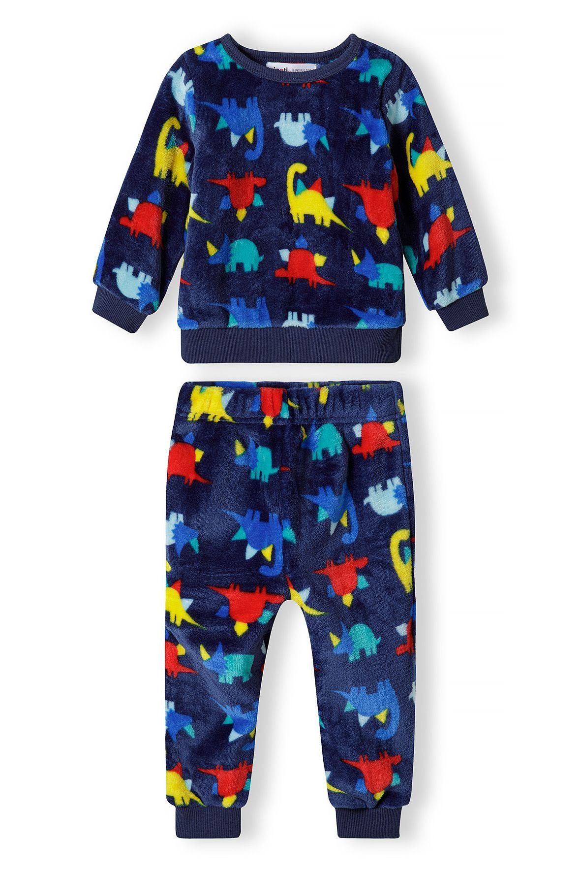 MINOTI Pyjama aus Teddyfleece (12m-8y) Dunkelblau