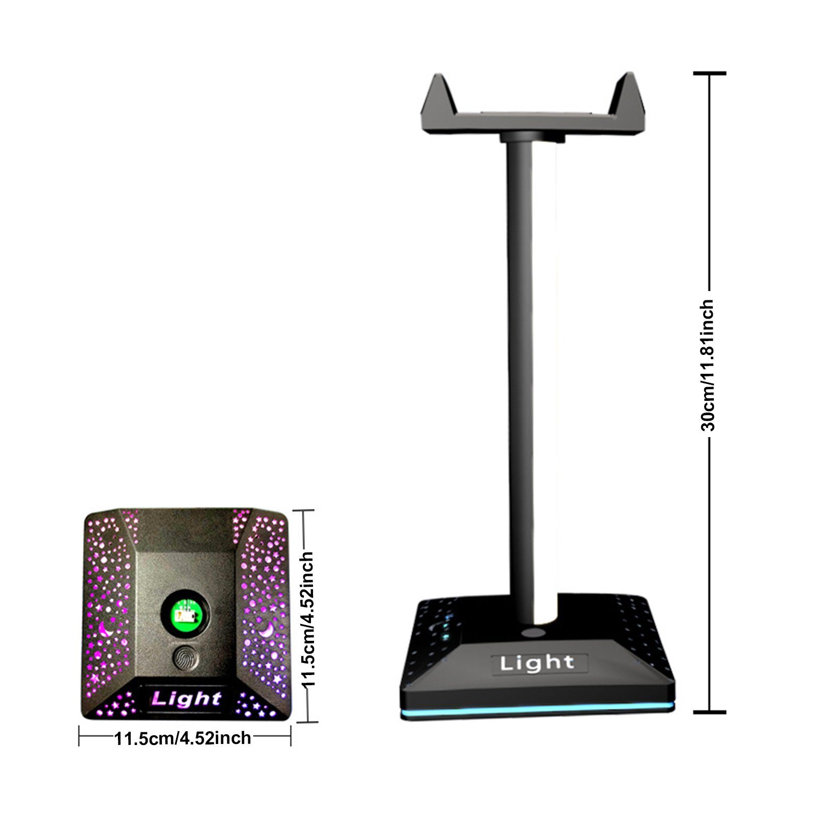 MUPOO Kopfhörerständer Headset Halterung Gaming Kopfhörer Ständer RGB Kopfh günstig online kaufen