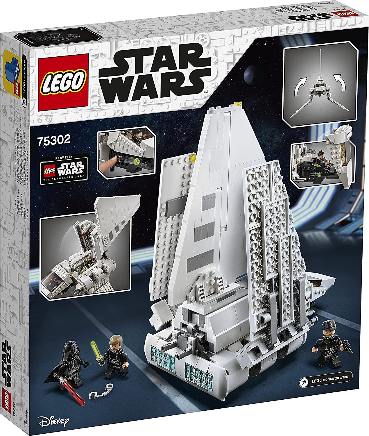LEGO® Star Wars - 75302 Imperial Shuttle Konstruktions-Spielset, (660 St)