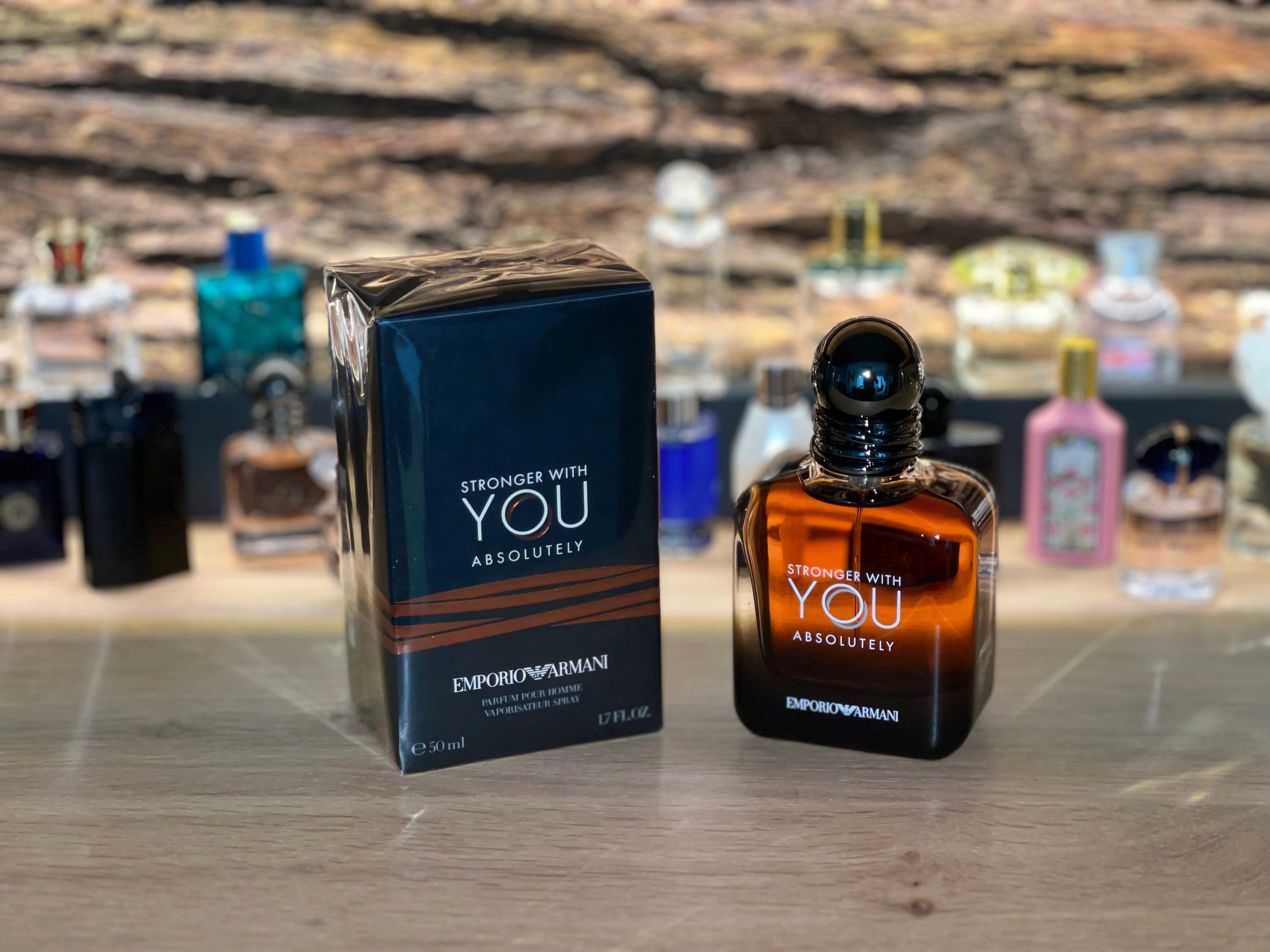 Giorgio Armani Eau de Parfum Emporio Armani Stronger With You Absolutely, Glasflakon, Parfüm EDP, Herrenduft