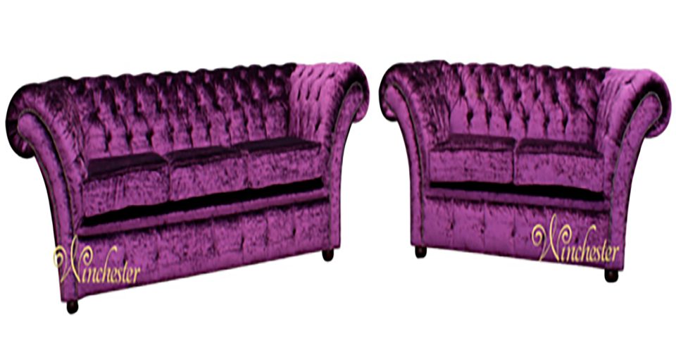Sitzer Garnitur JVmoebel Chesterfield-Sofa, Couch 3+2 Sofa Chesterfield