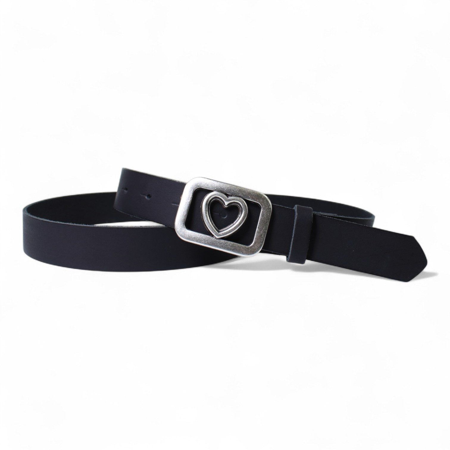 FRONHOFER Koppelgürtel Damen Rindleder (1-St) 3 cm, Herz-Schnalle