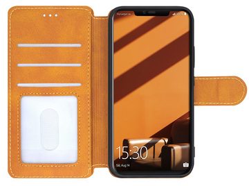 MyGadget Handyhülle Flip Case Klapphülle für für Huawei Mate 20 Pro, Flip Case Kartenfächer & Standfunktion Kunstleder Hülle Schutzhülle