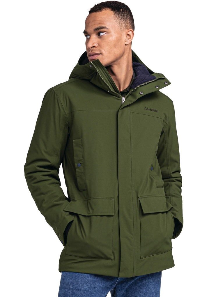 Schöffel Parka Rotterdam (wasserdicht) dunkelgrün Herren