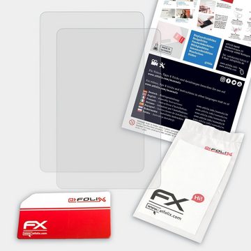 atFoliX Schutzfolie für Captiva CAPTIVA Pad 10.1 Quad HD, (2 Folien), Entspiegelnd und stoßdämpfend